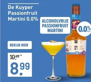 Aanbieding: De Kuyper Passionfruit Martini 0.0%