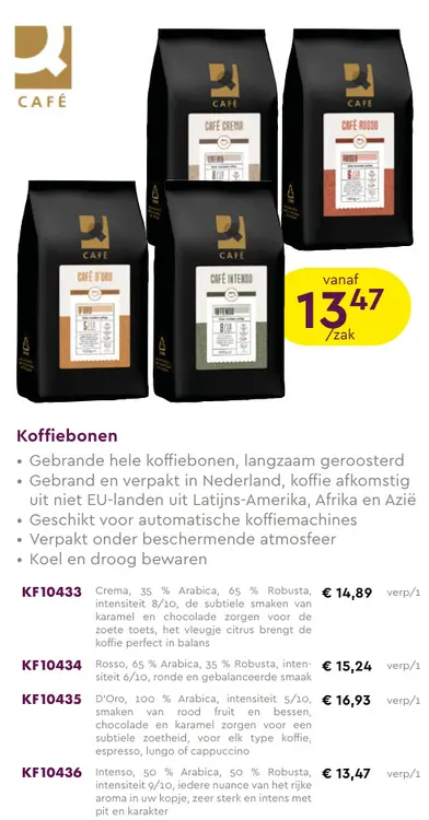 Promotie: Koffiebonen