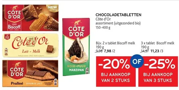 Promotie: Chocoladetabletten