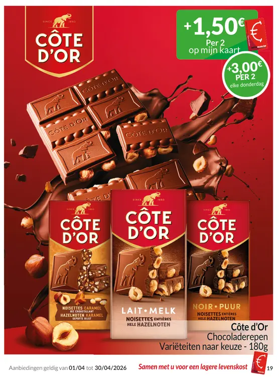 Promotie: Chocoladerepen