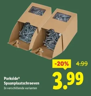 Aanbieding: Spaanplaatschroeven