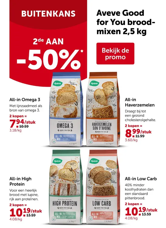 Promotie: Aveve Good for You broodmixen