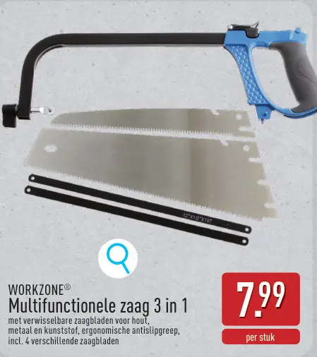 Promotie: Multifunctionele zaag 3 in 1