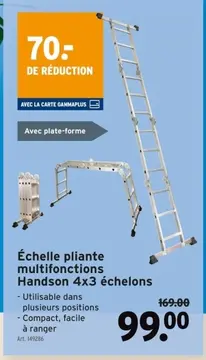 Offre: Échelle pliante multifonctions