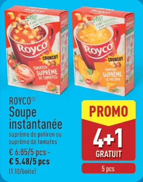 Offre: Soupe instantanée