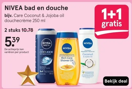 Aanbieding: NIVEA bad en douche