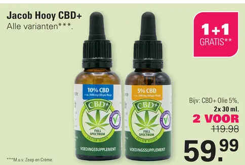 Aanbieding: Jacob Hooy CBD+