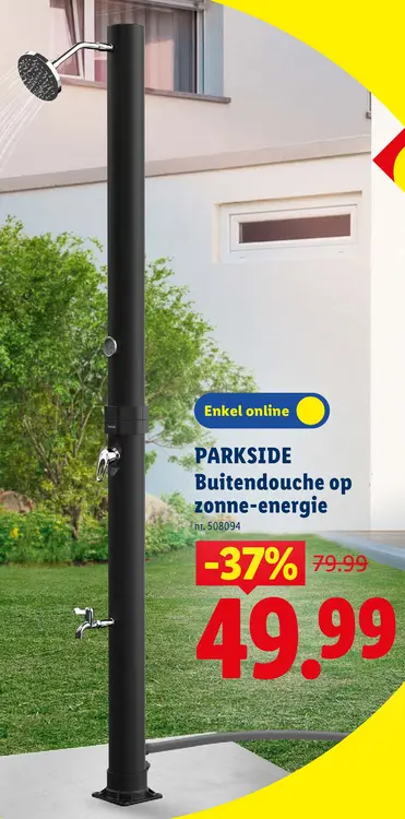 Promotie: Buitendouche