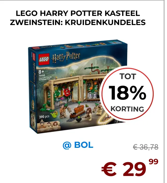 Aanbieding: Lego Harry Potter kasteel zweinstein: kruiden