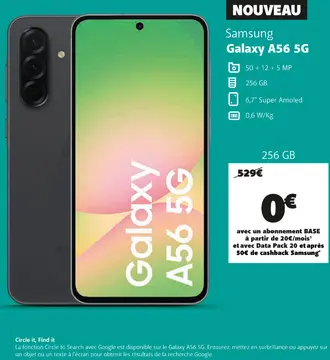 Offre: Samsung Galaxy A56 5G