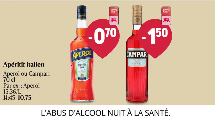 Offre: Apéritif italien