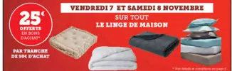 Aanbieding: Le linge de maison