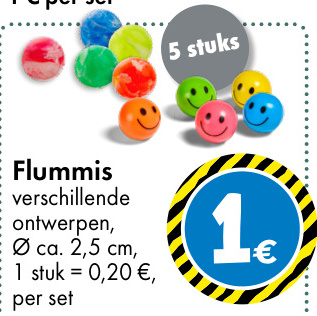 Aanbieding: Flummis verschillende ontwerpen