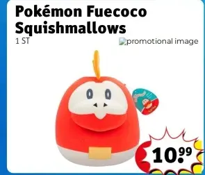 Offre: Pokémon Fuecoco Squishmallows