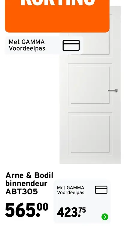 Aanbieding: Arne & Bodil binnendeur ABT305