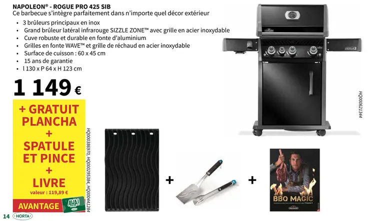 Offre: Rogue pro 425 sib