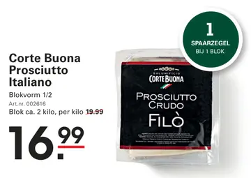 Aanbieding: Corte Buona Prosciutto Italiano