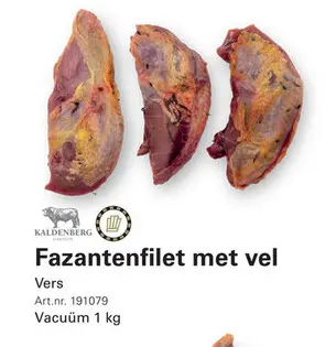 Aanbieding: Fazantenfilet met vel