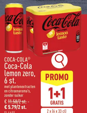 Promotie: Coca-Cola lemon zero