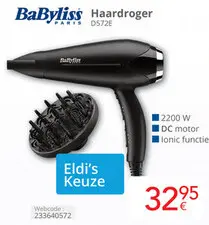 Aanbieding: BaByliss Haardroger