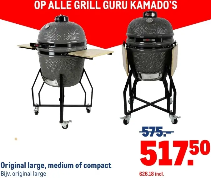 Aanbieding: Grill Guru Kamado's