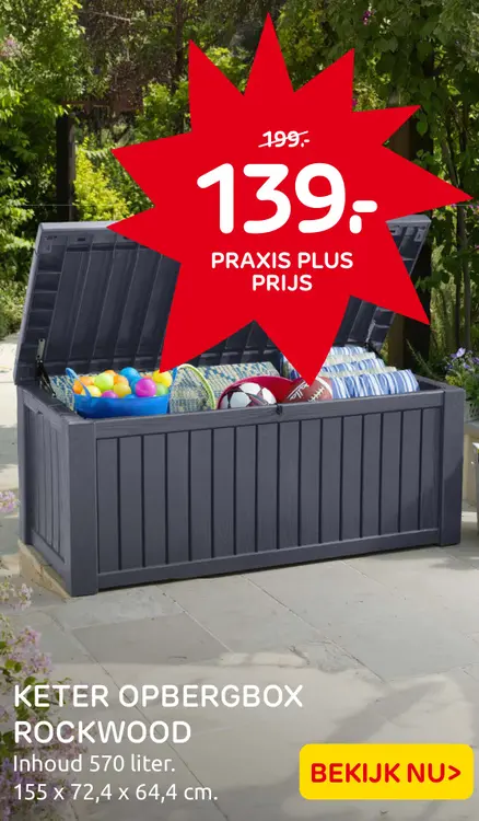 Aanbieding: Opbergbox rockwood