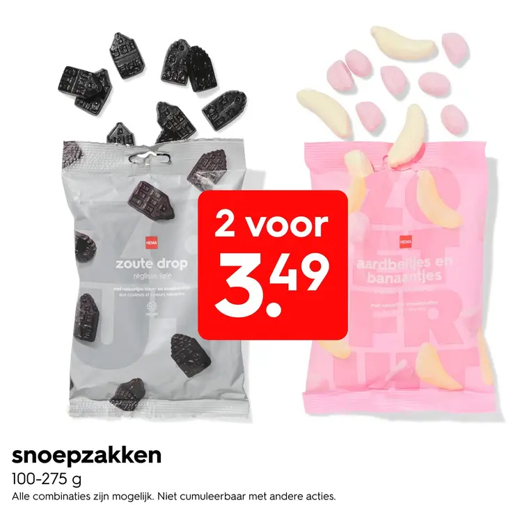 Promotie: snoepzakken