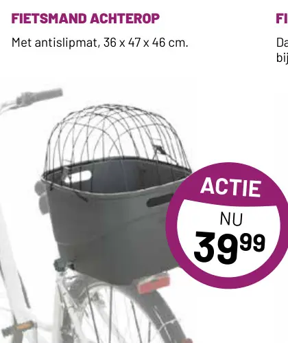 Aanbieding: Fietsmand achterop