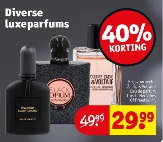 Promotie: Diverse luxeparfums