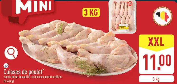 Offre: Cuisses de poulet