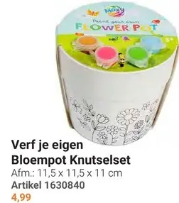 Aanbieding: Moxy Verf je eigen Bloempot Knutselset