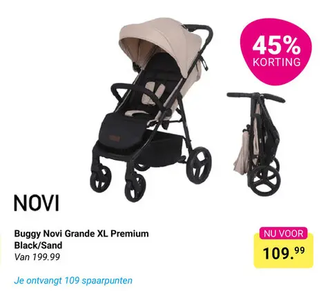 Aanbieding: Buggy Novi Grande XL Premium