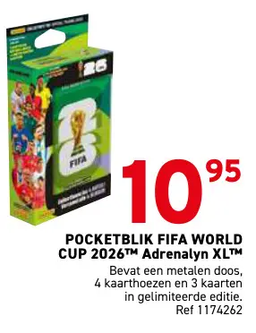 Promotie: POCKETBLIK FIFA WORLD CUP 2026™ Adrenalyn XL™