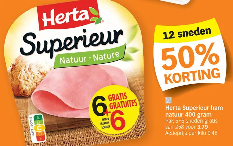 Promotie: Herta Superieur ham natuur