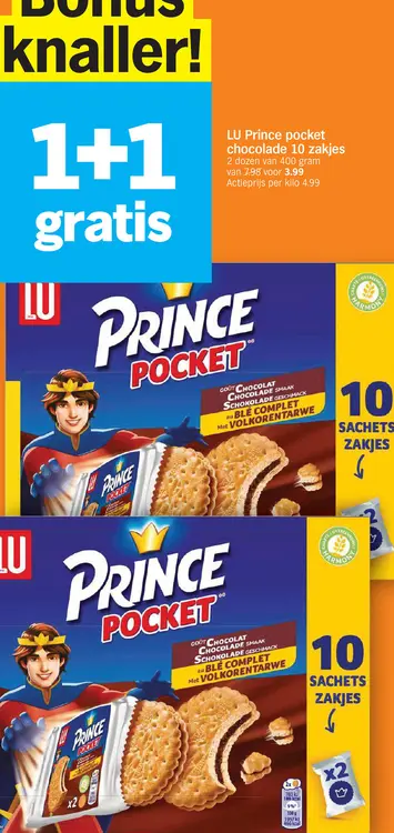 Promotie: Prince pocket chocolade