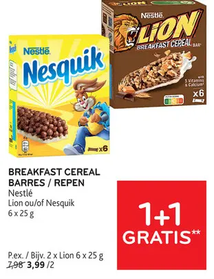 Offre: Breakfast Cereal barres / repen