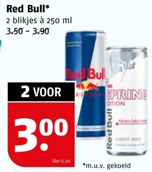 Aanbieding: Red Bull