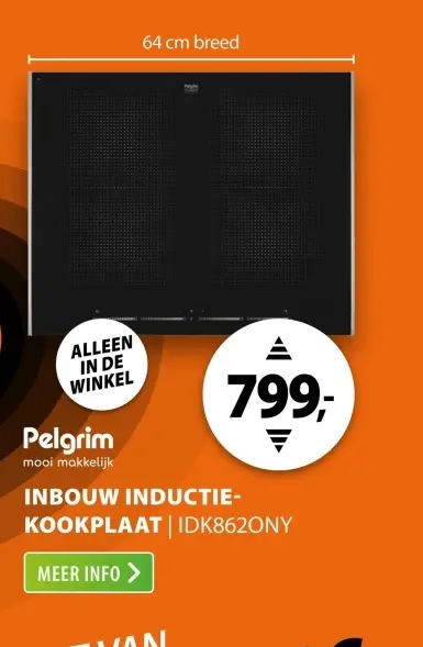 Aanbieding: Inbouw inductie-kookplaat