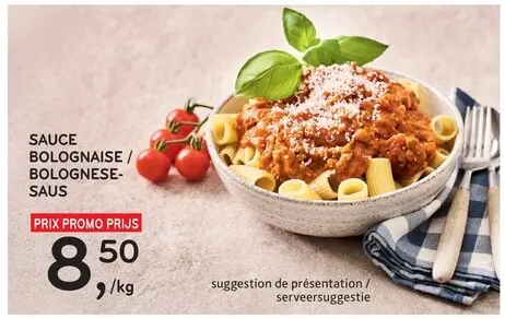 Offre: Sauce bolognaise / bolognese-saus