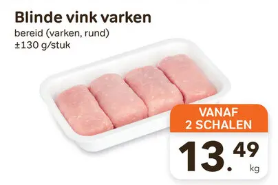 Promotie: Blinde vink varken