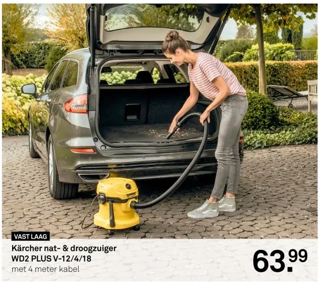 Aanbieding: Nat- & droogzuiger WD2 PLUS V-12/4/18