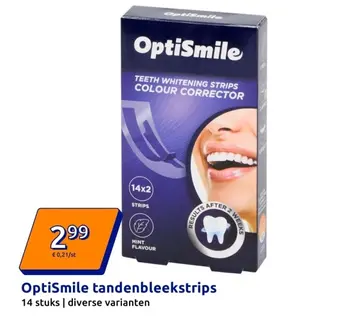 Aanbieding: OptiSmile tandenbleekstrips
