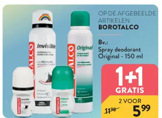 Promotie: Spray deodorant Original
