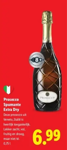 Aanbieding: Prosecco Spumante Extra Dry
