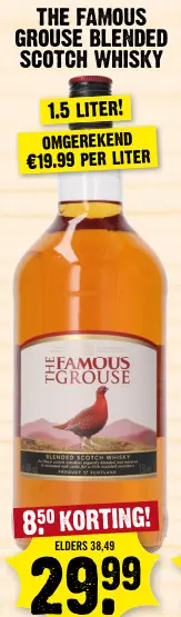 Aanbieding: The famous grouse blended scotch whisky
