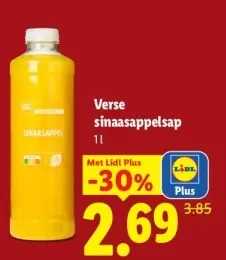 Aanbieding: Verse sinaasappelsap