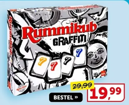 Aanbieding: Rummikub Graffiti
