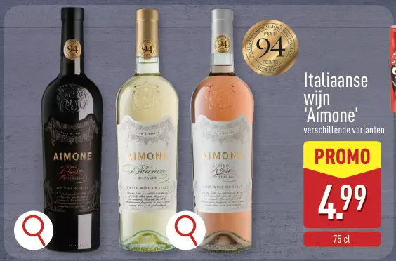 Promotie: Italiaanse wijn 'Aimone'