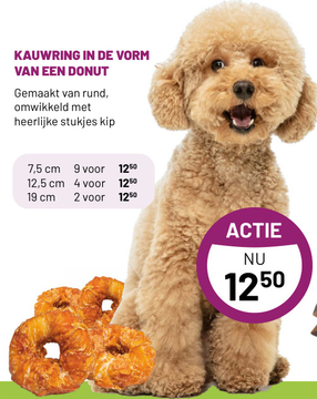 Aanbieding: KAUWRING IN DE VORM VAN EEN DONUT