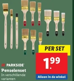 Aanbieding: PARKSIDE Penselenset